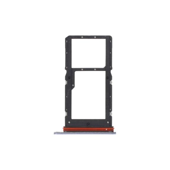 Bandeja Dual SIM para Huawei Honor 70 Lite en color plateado