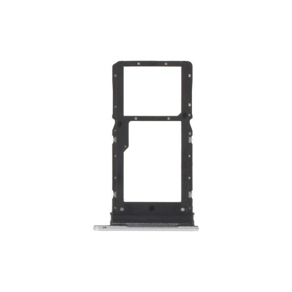 Bandeja Dual SIM Para Huawei Honor X6 en color plateado