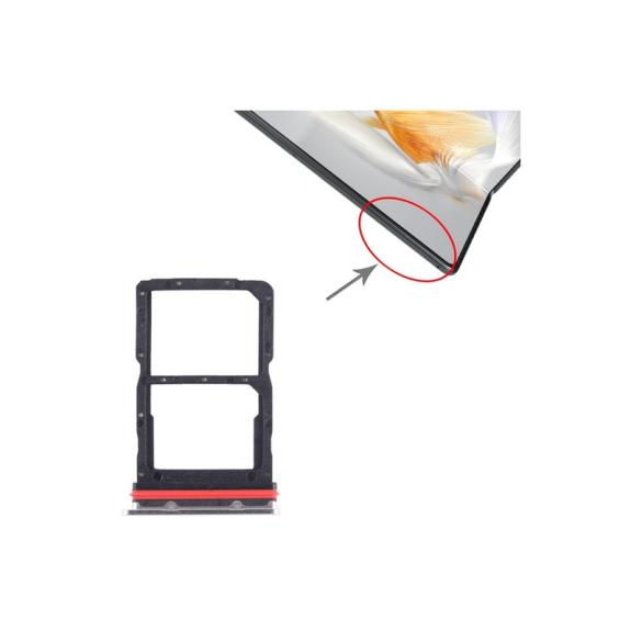 Bandeja dual Sim Para Huawei Mate X3 en color plateado