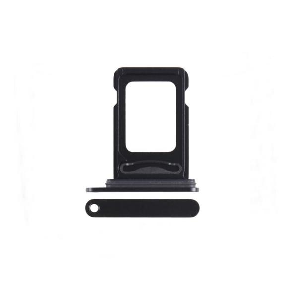 Bandeja dual SIM para iPhone 15 Plus negro