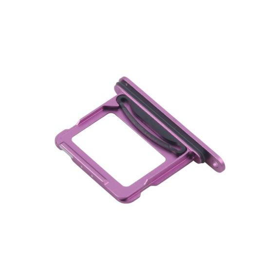 Bandeja Dual SIM Para iPhone 16 Plus Morado