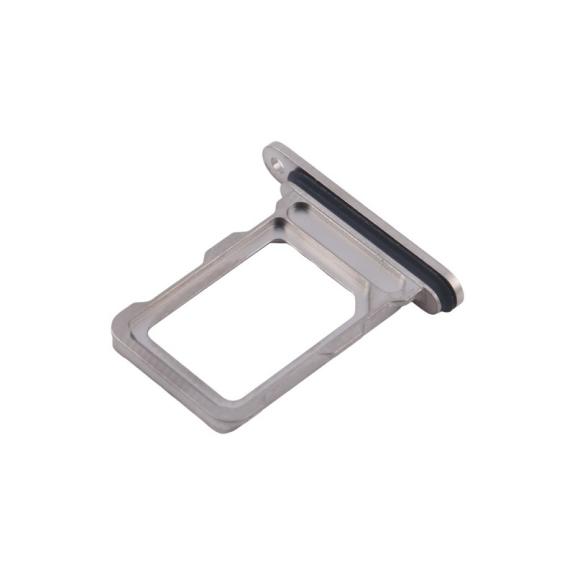 Bandeja dual SIM Para iPhone 16 Pro / 16 Pro Max plateado