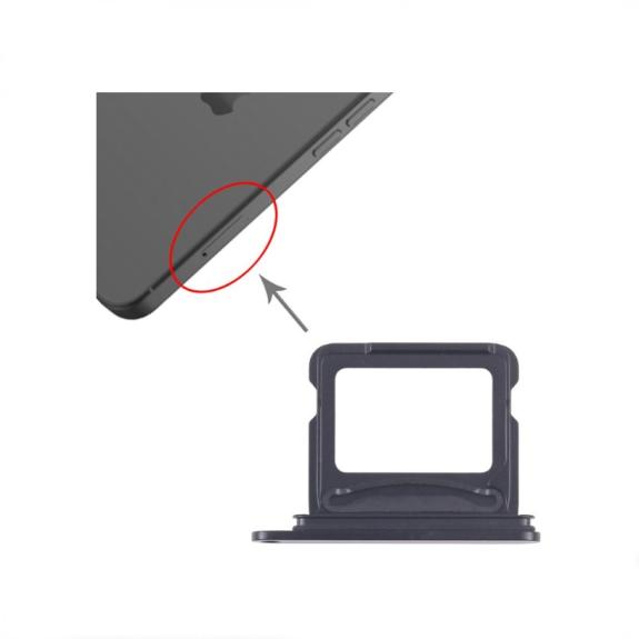 Bandeja dual SIM Para iPhone 17 negro
