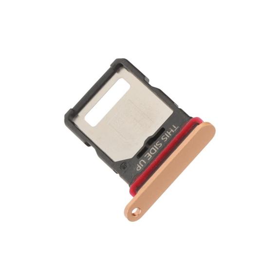 Bandeja Dual Sim Para Motorola Edge 50 en color Naranja