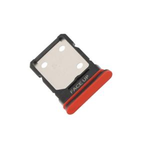 Bandeja Dual SIM Para Motorola Edge 50 Neo en color rojo