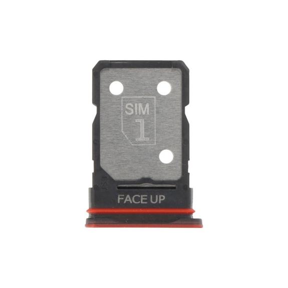 Bandeja Dual SIM Para Motorola Edge 50 Neo en color rojo