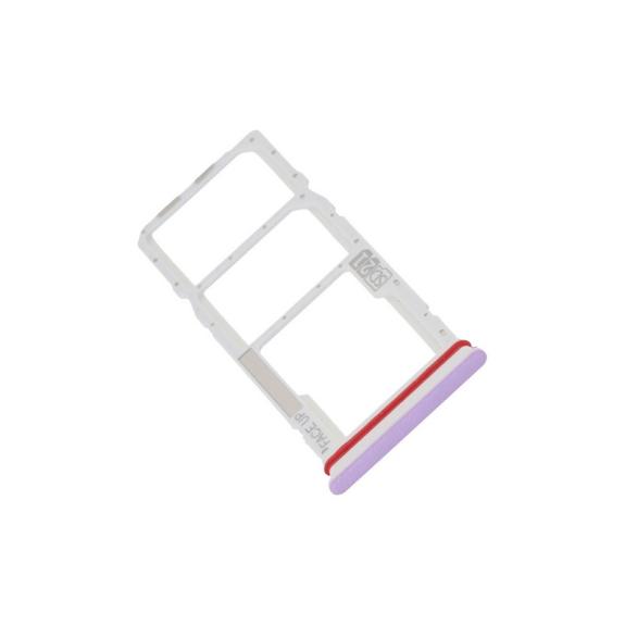 Bandeja Dual SIM Para Motorola Moto E14 en color morado