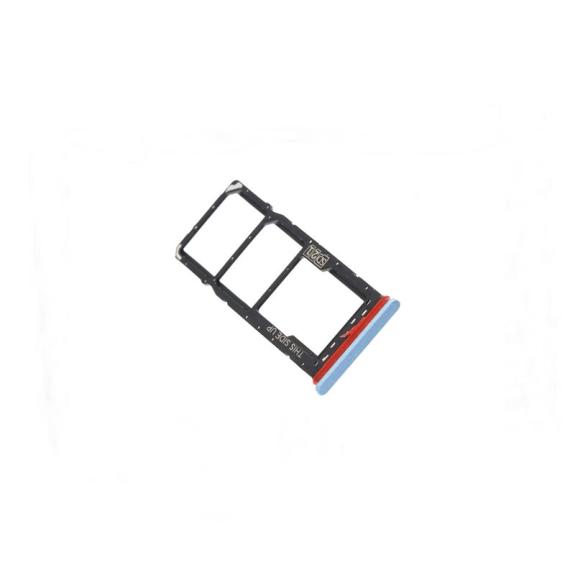 Bandeja dual SIM para Motorola Moto E22 azul