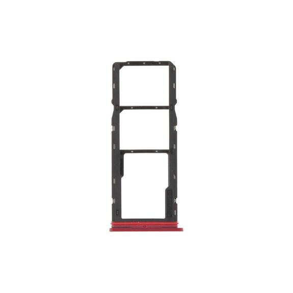 Bandeja Dual Sim Para Motorola Moto G05 en color rojo