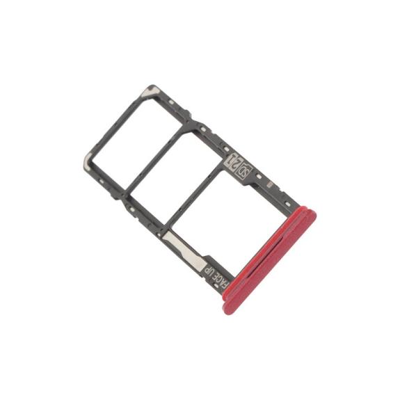 Bandeja Dual Sim Para Motorola Moto G05 en color rojo