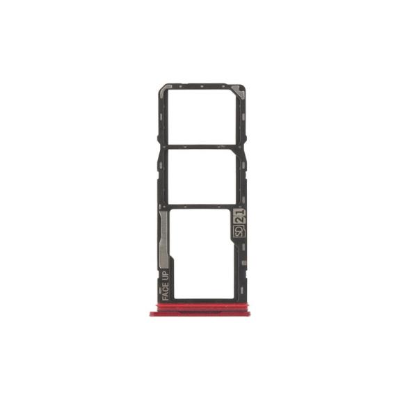 Bandeja Dual Sim Para Motorola Moto G05 en color rojo