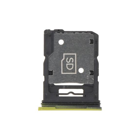 Bandeja Dual SIM Para Motorola Moto G85 5G en color verde