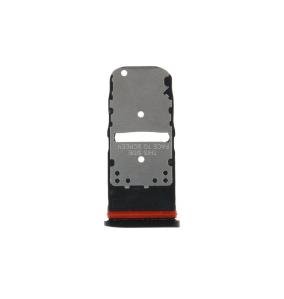 Bandeja Dual Sim Para Motorola One Zoom en color negro
