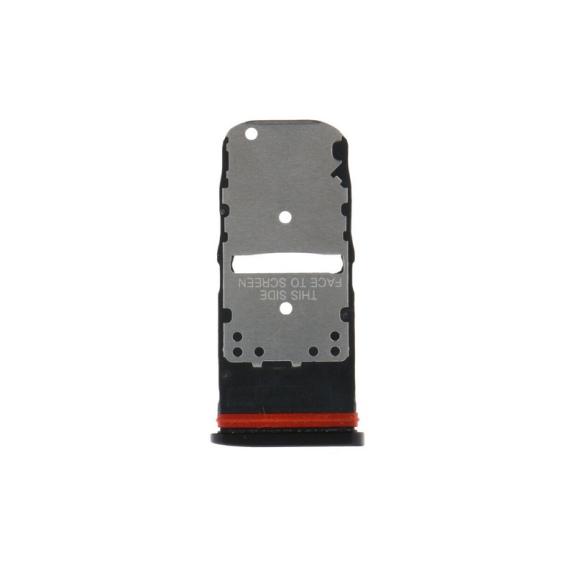 Bandeja Dual Sim Para Motorola One Zoom en color negro