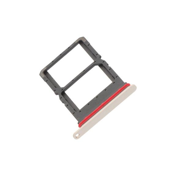 Bandeja Dual SIM Para Motorola Razr 50 en color arena