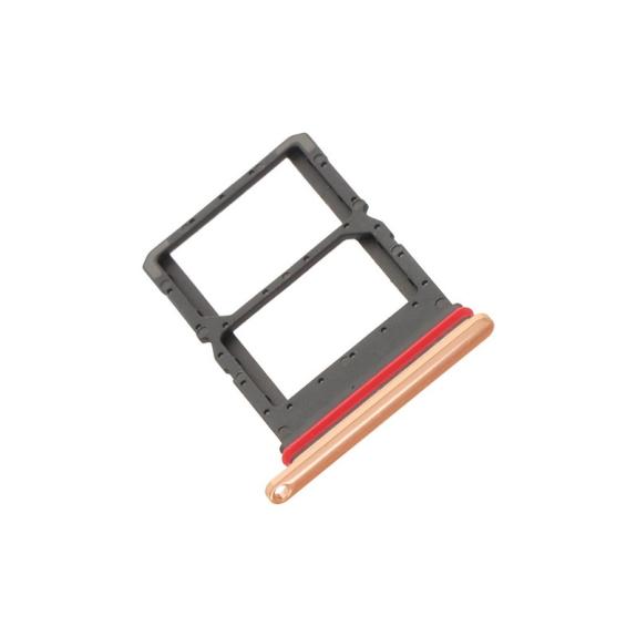 Bandeja Dual SIM Para Motorola Razr 50 Ultra en color naranja