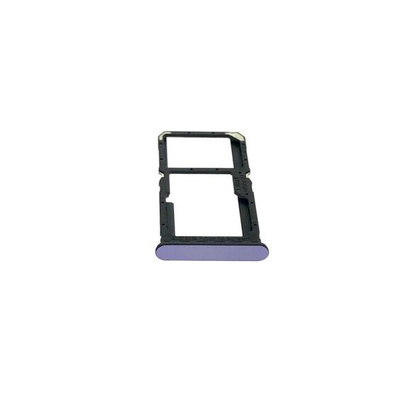 Bandeja Dual SIM Para Oppo A3 Pro en color morado