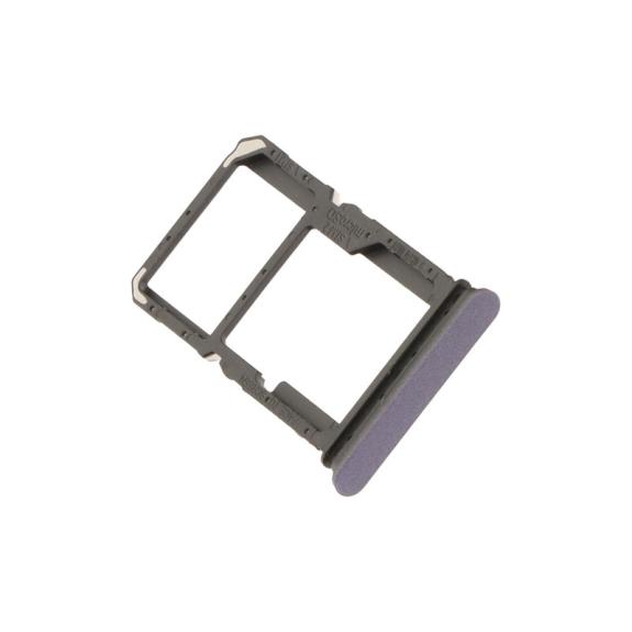 Bandeja dual SIM para Oppo A6x 5G Negro-Morado