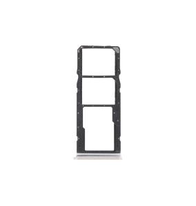 Bandeja dual SIM para Realme C55 en color plateado
