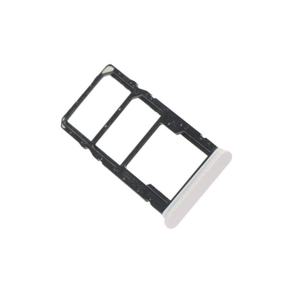 Bandeja dual SIM para Realme C55 en color plateado