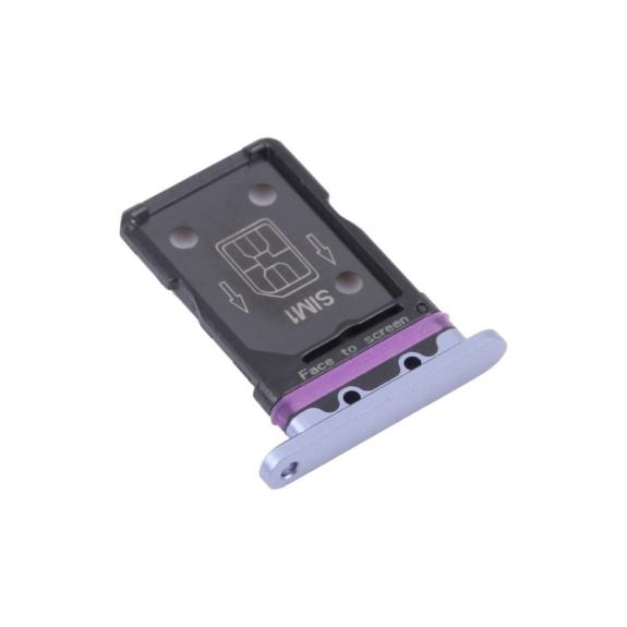 Bandeja dual SIM para Realme X50 Pro 5G en color plateado
