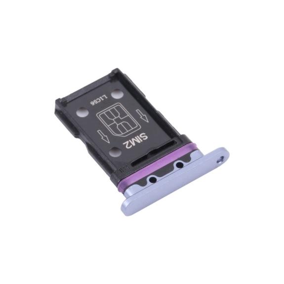 Bandeja dual SIM para Realme X50 Pro 5G en color plateado