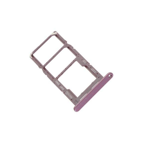 Bandeja Dual SIM para Samsung Galaxy A14 4G en color rojo oscuro