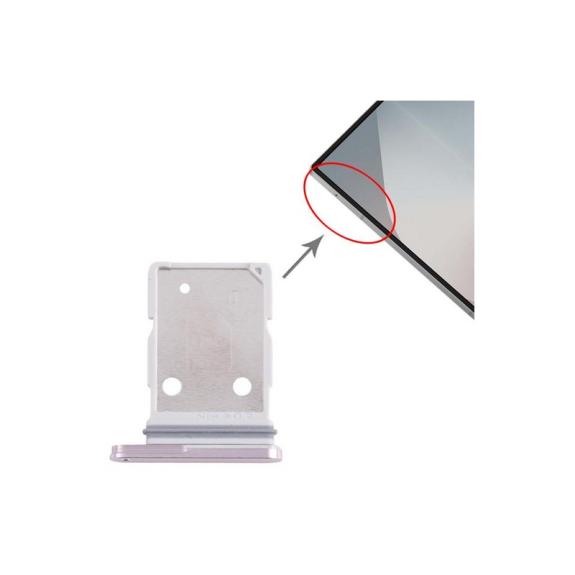 Bandeja dual SIM Para Samsung Galaxy A56 en color Rosa