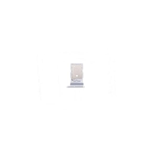 Bandeja dual SIM para Samsung Galaxy S21 FE 5G blanco