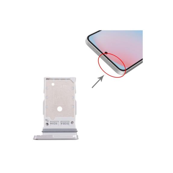 Bandeja Dual Sim Para Samsung Galaxy S24 FE en color gris