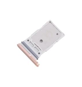 Bandeja dual SIM Para Samsung Galaxy S25 / S25 Plus en naranja