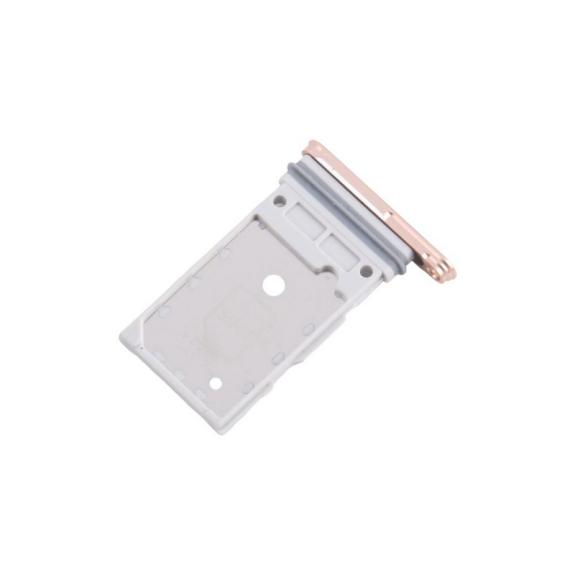 Bandeja dual SIM Para Samsung Galaxy S25 / S25 Plus en naranja