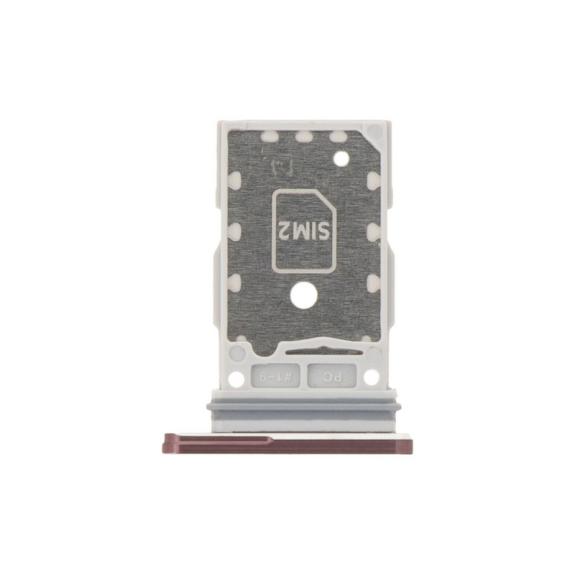 Bandeja Dual Sim Para Samsung Galaxy Z Fold4 en color rojo