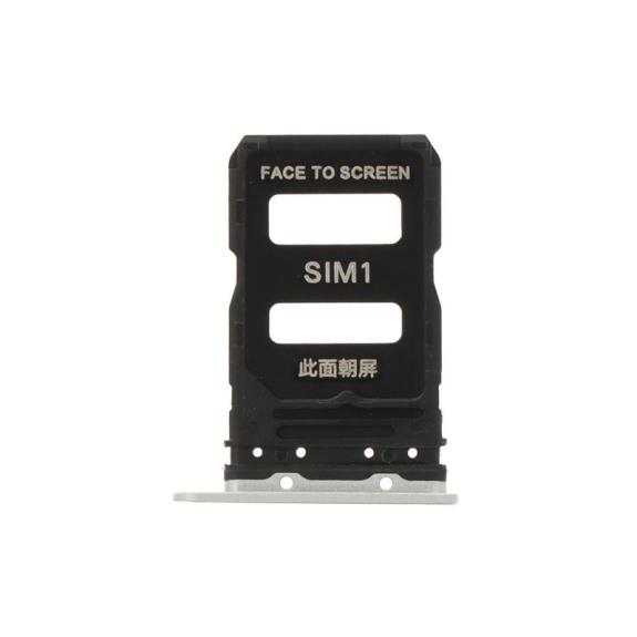 Bandeja Dual Sim Para Xiaomi 15 en color blanco