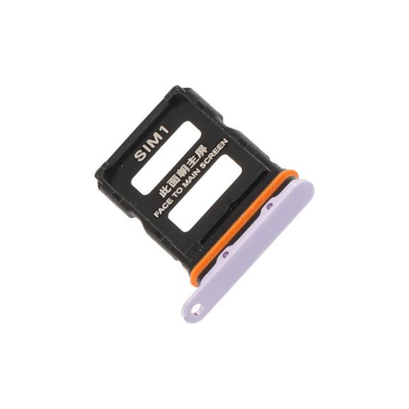 Bandeja dual SIM para Xiaomi Mix Flip en color violeta