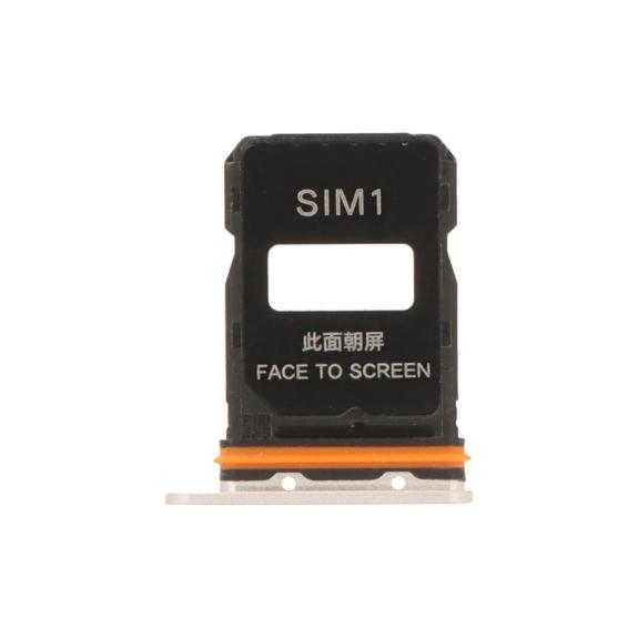 Bandeja dual SIM para Xiaomi Poco F8 Ultra Plata