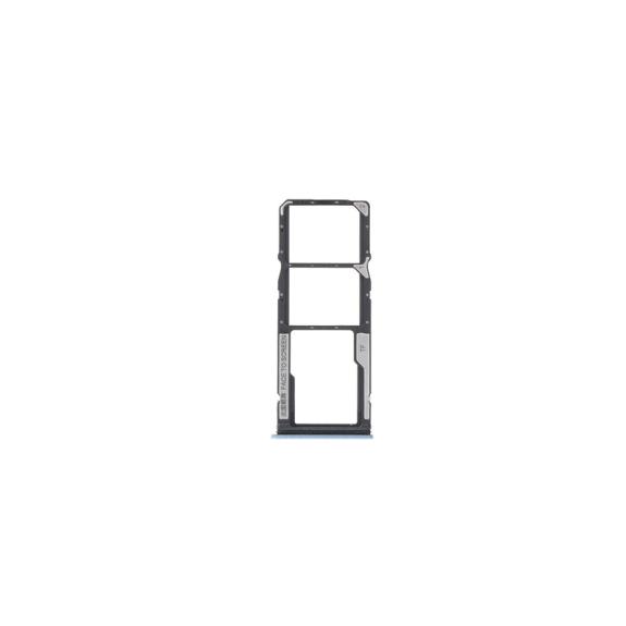 Bandeja dual SIM para Xiaomi Poco M5s azul
