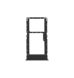 Bandeja dual SIM para Xiaomi Poco M6 4G en color negro