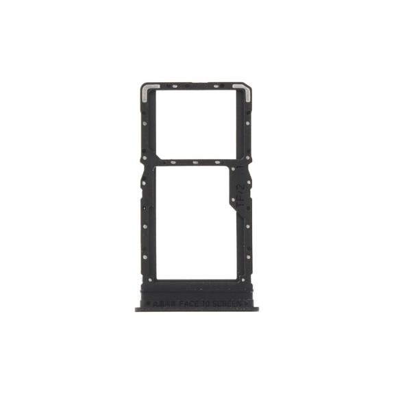 Bandeja dual SIM para Xiaomi Poco M6 4G en color negro