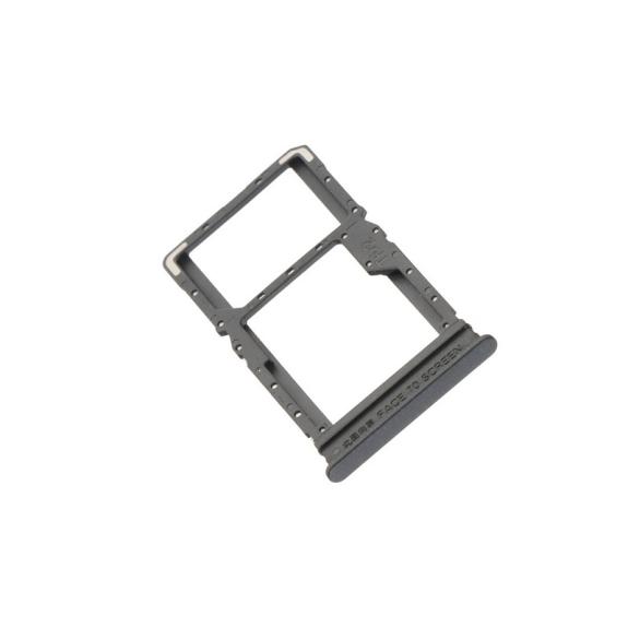 Bandeja dual SIM para Xiaomi Poco M6 4G en color negro