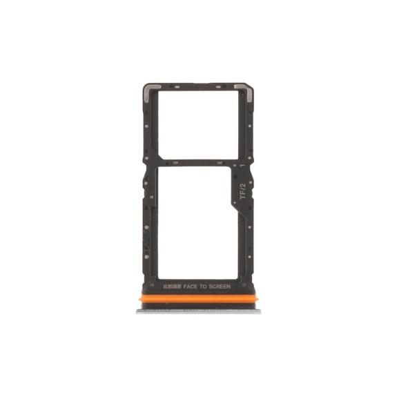 Bandeja Dual SIM Para Xiaomi Poco M7 4G Plateado