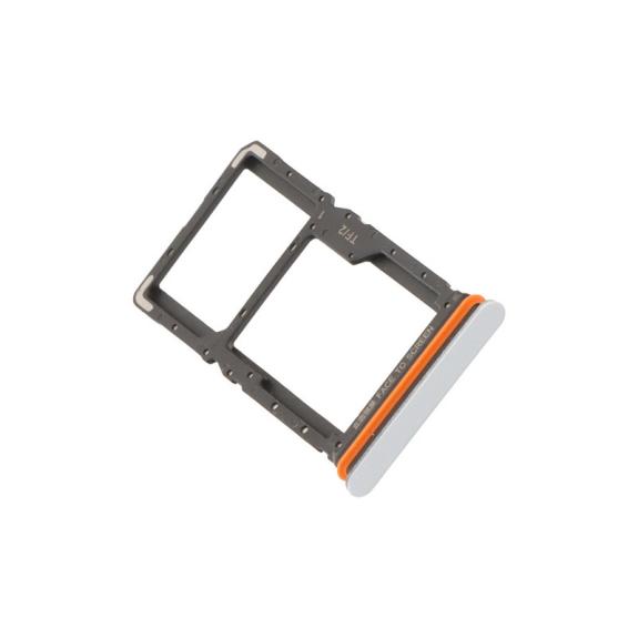 Bandeja Dual SIM Para Xiaomi Poco M7 4G Plateado