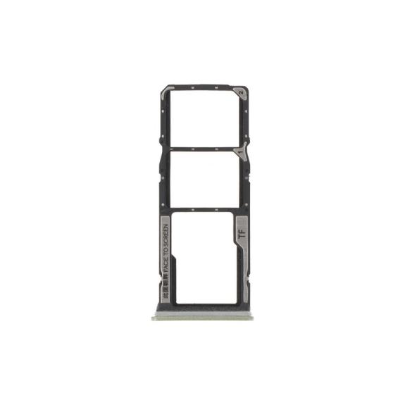 Bandeja dual SIM para Xiaomi Redmi 14C en color verde