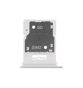 Bandeja dual SIM para Xiaomi Redmi Note 14 en color blanco
