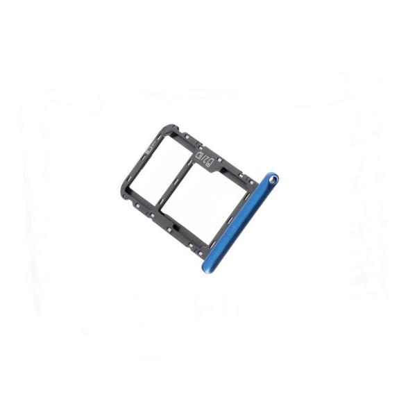 Bandeja dual SIM para ZTE Blade A71 azul
