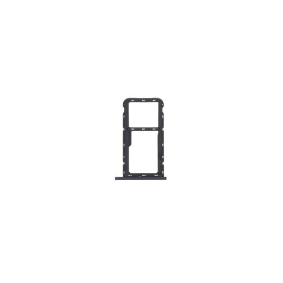 Bandeja dual SIM para ZTE Blade A72 4G negro