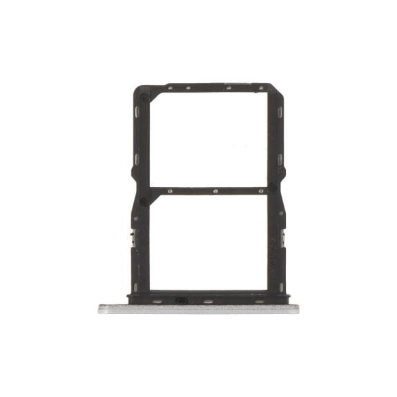 Bandeja Dual SIM Para ZTE Blade A75 5G Plateado