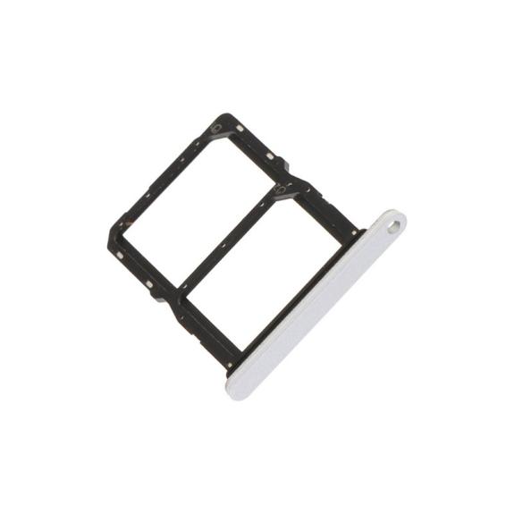 Bandeja Dual SIM Para ZTE Blade A75 5G Plateado