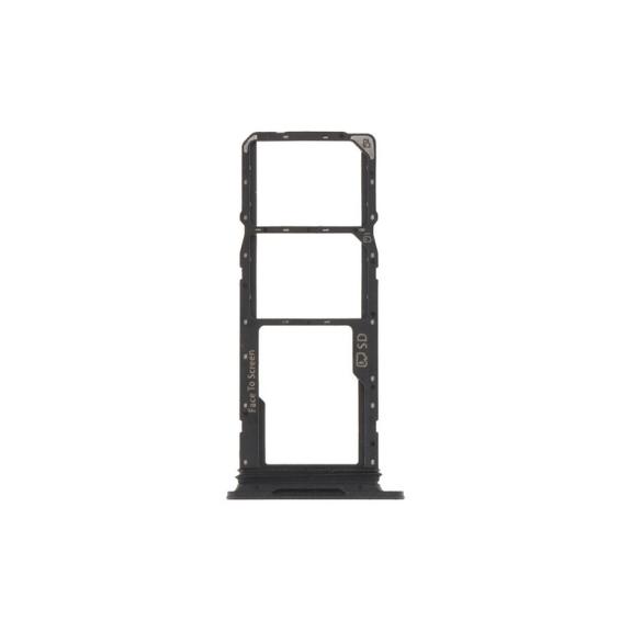 Bandeja Dual SIM Para ZTE Blade A75 en color negro