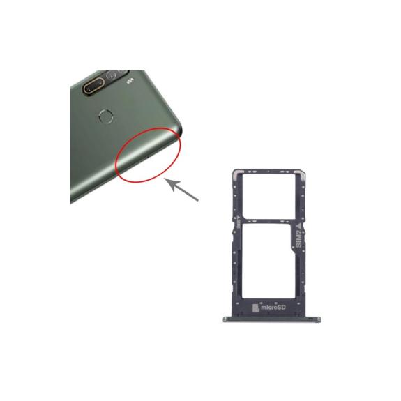 Bandeja dual Sim + SD Para HTC U20 5G en color verde